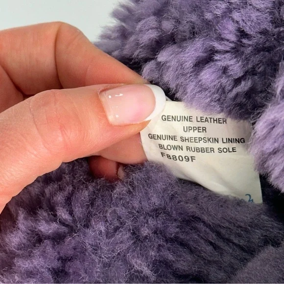 UGG Classic Tall 5815 Shearling Boots Purple Women 6 - Picture 8 of 8